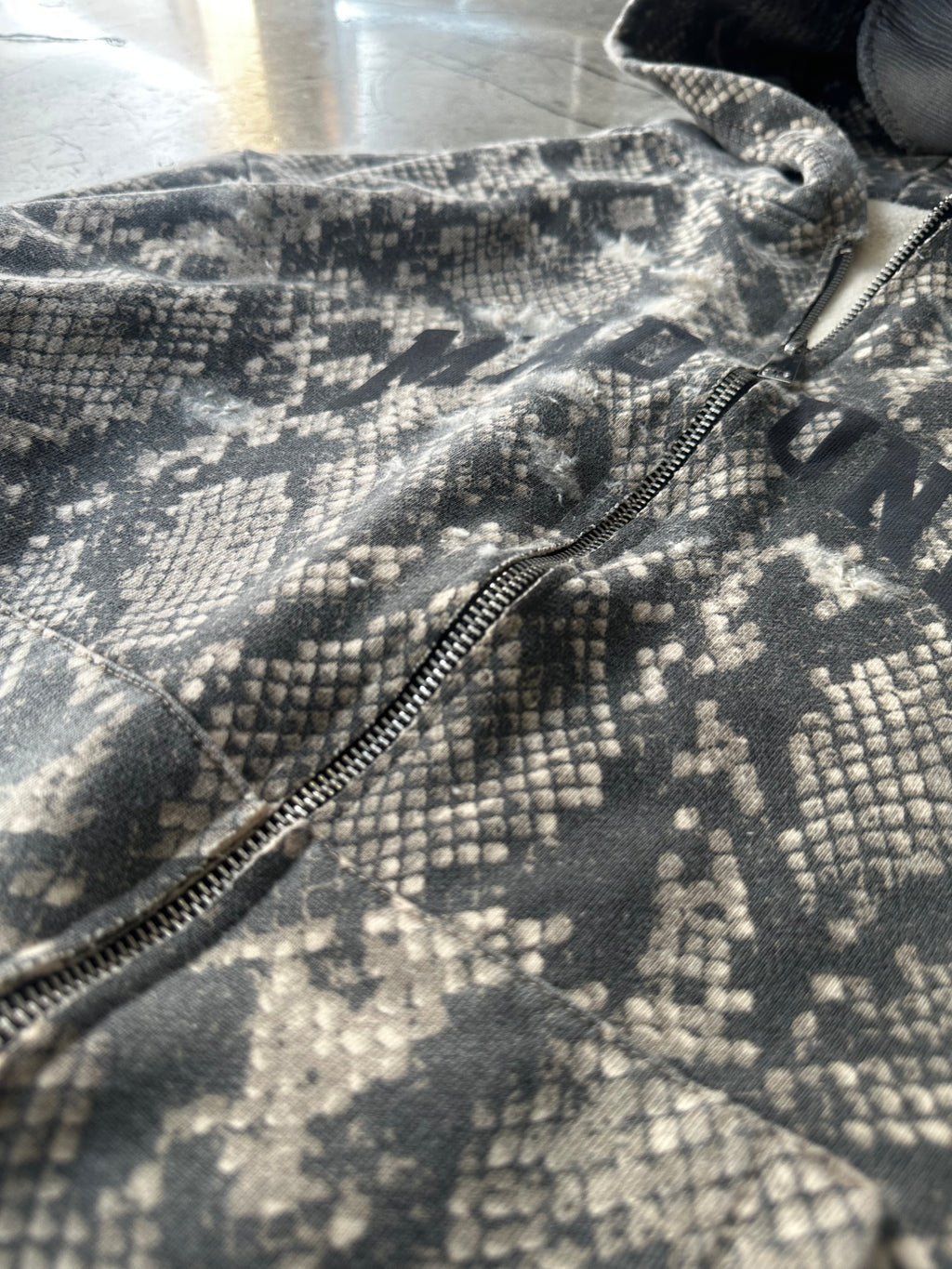 Killer Python Distressed Hoody