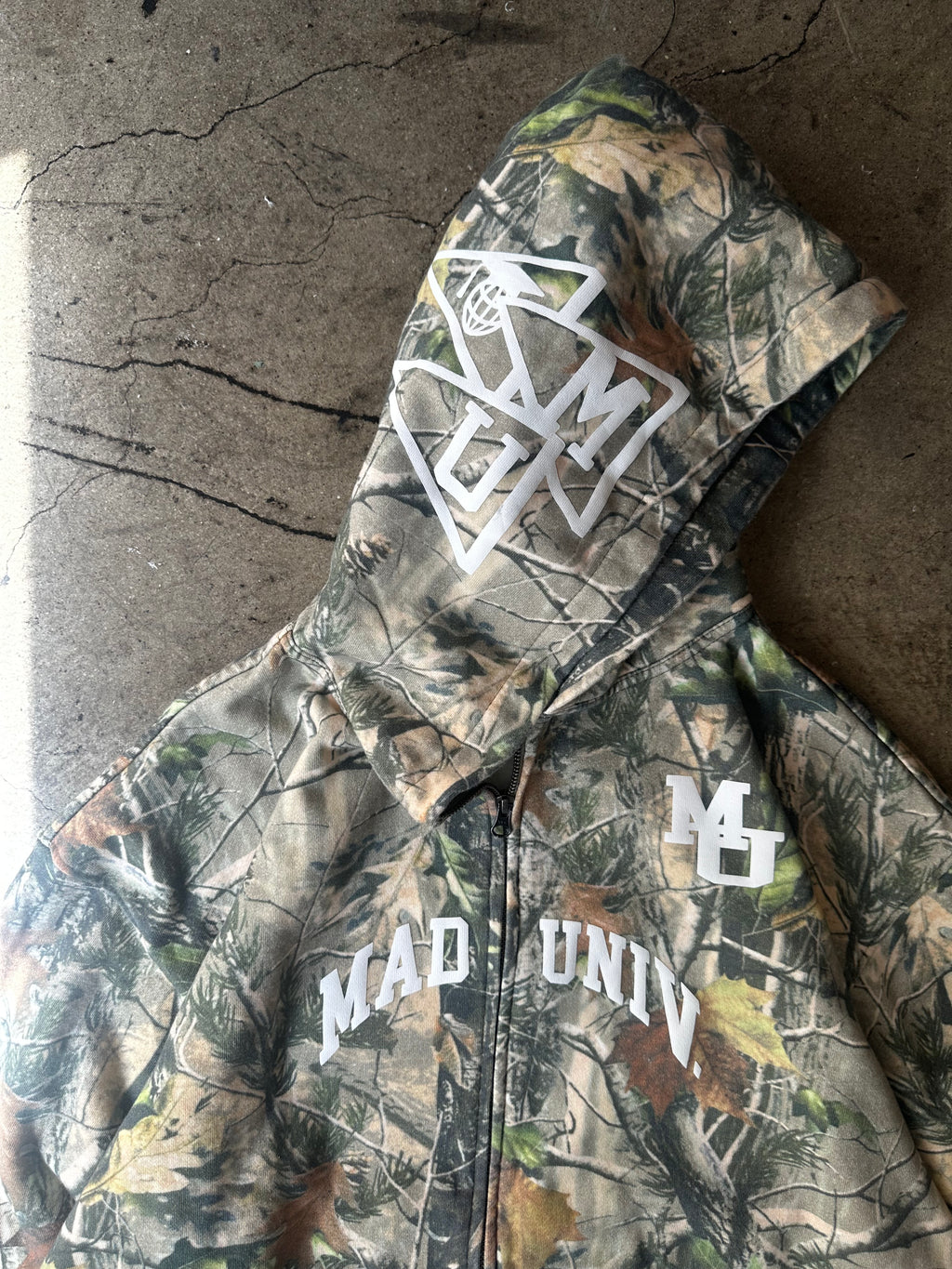 Homecoming Camo Zip Up