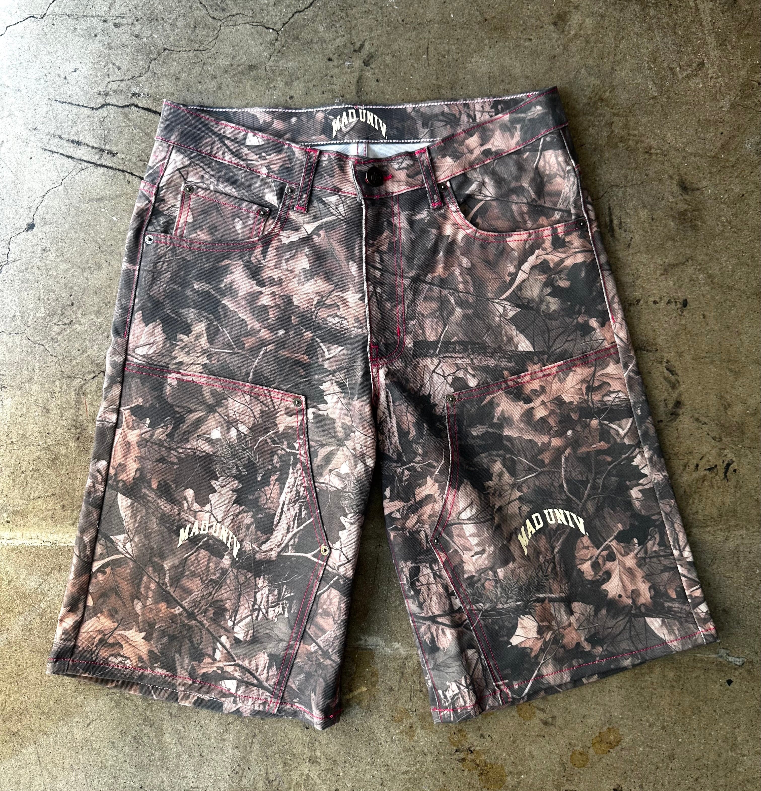 Sunset Dbl Knee Camo Jort