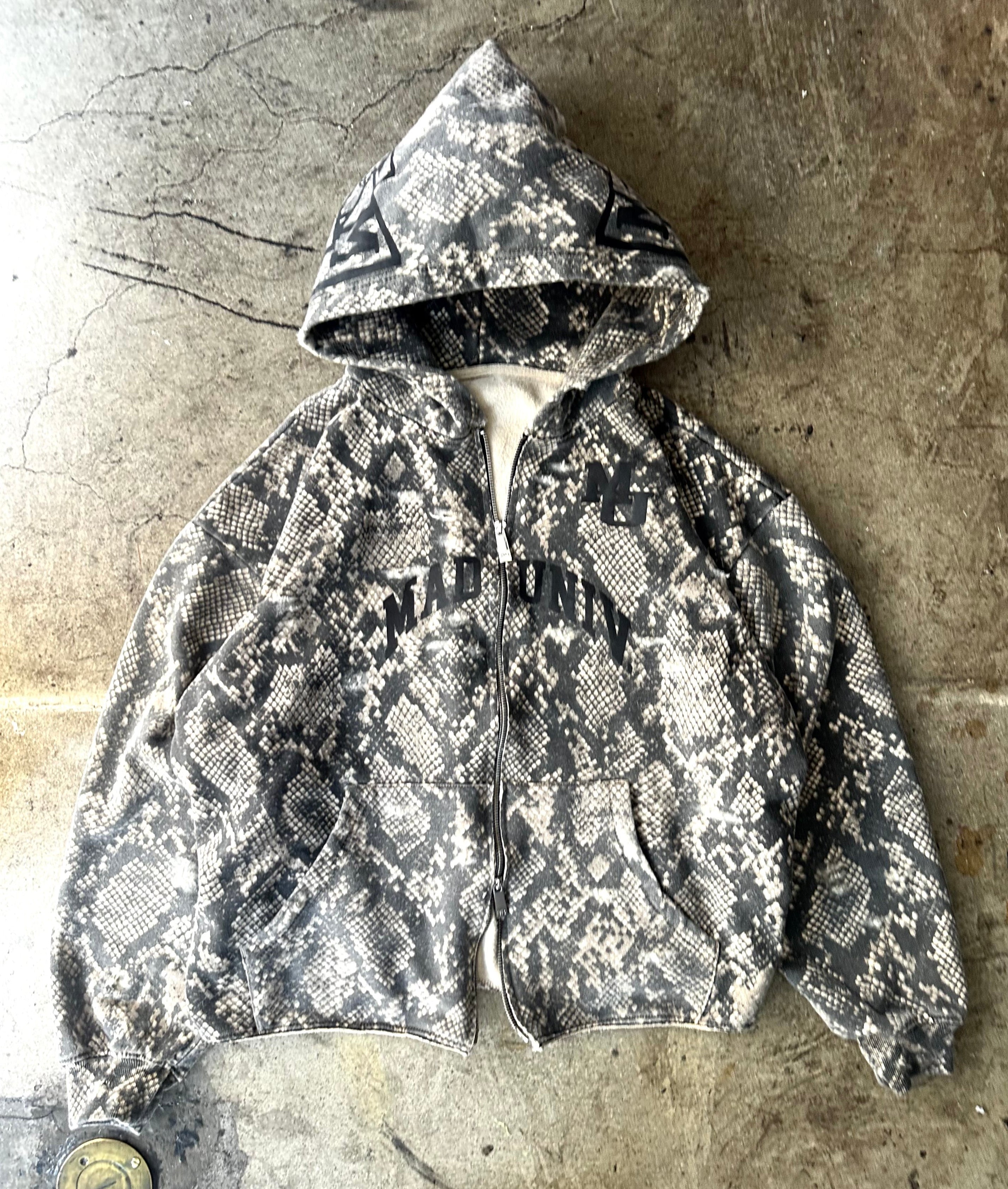 Killer Python Distressed Hoody