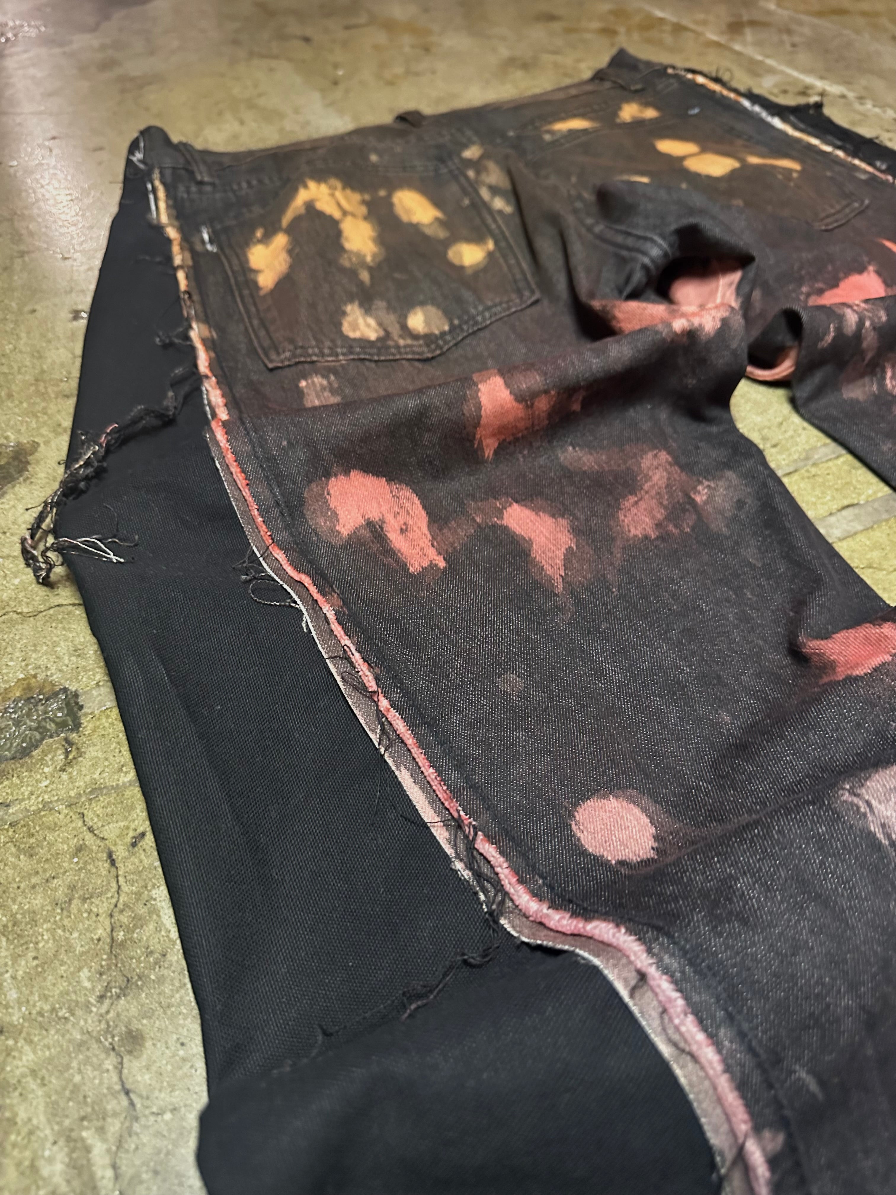 1 of 1 Distressed Super Baggy Denim