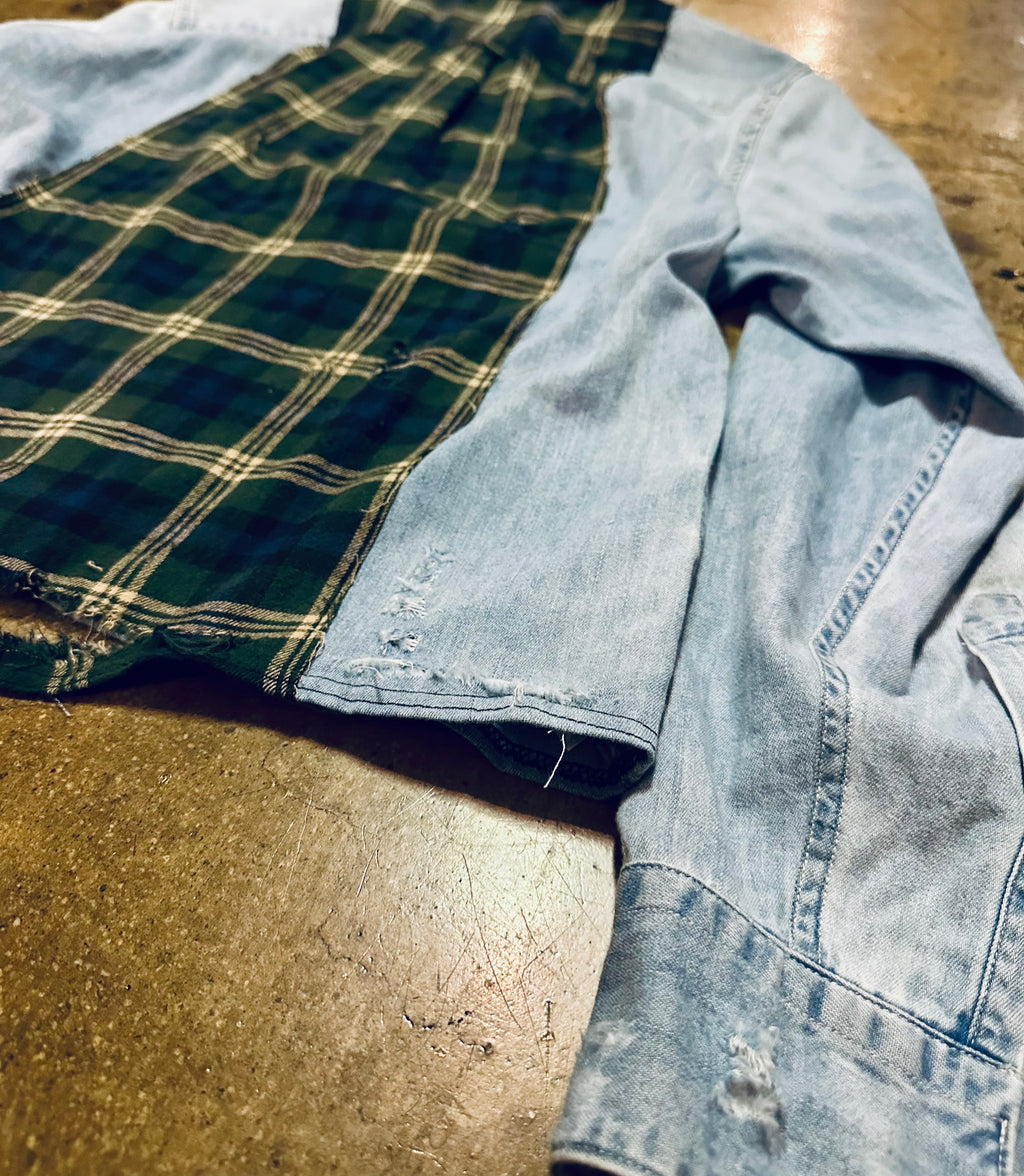 1 of 1 Distressed flannel #4