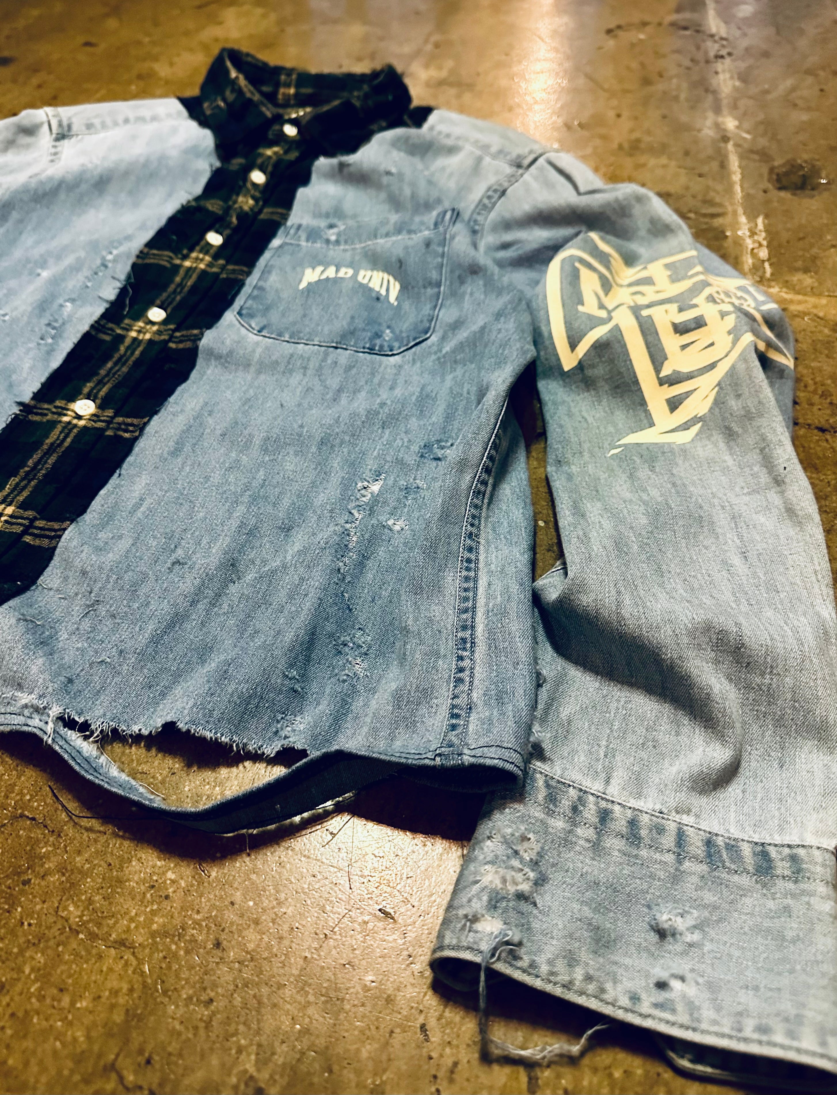 1 of 1 Distressed flannel #4