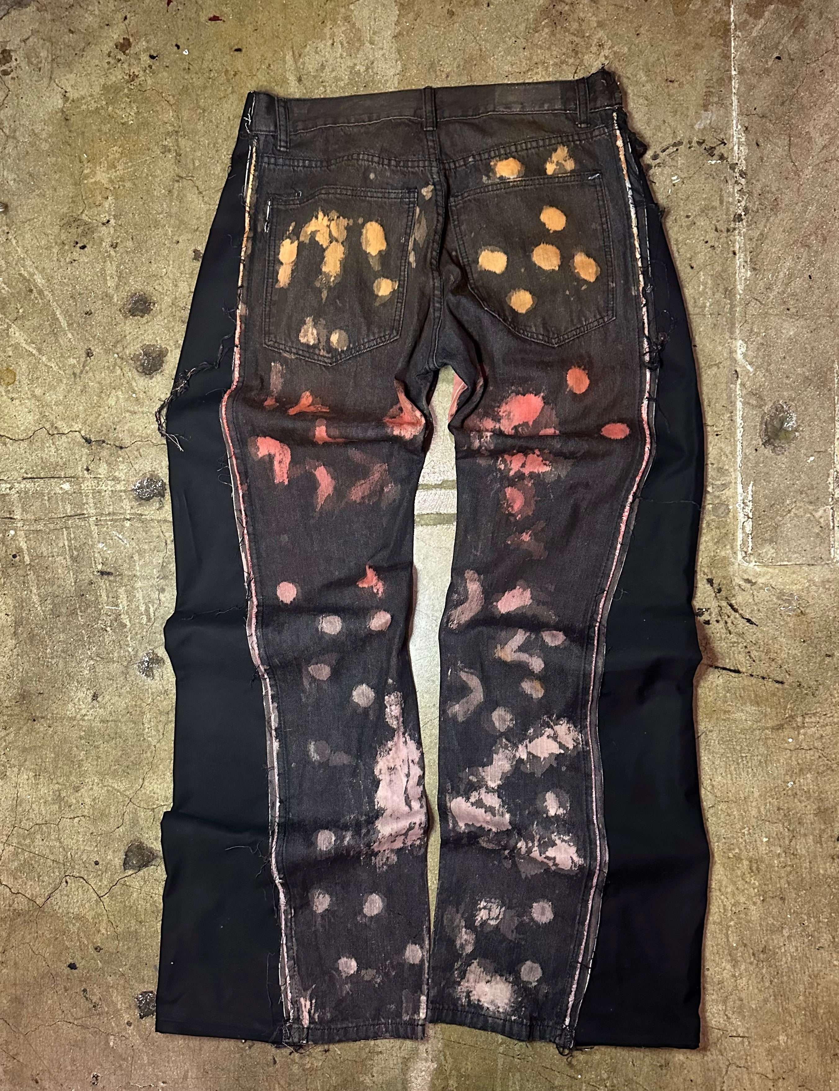 1 of 1 Distressed Super Baggy Denim