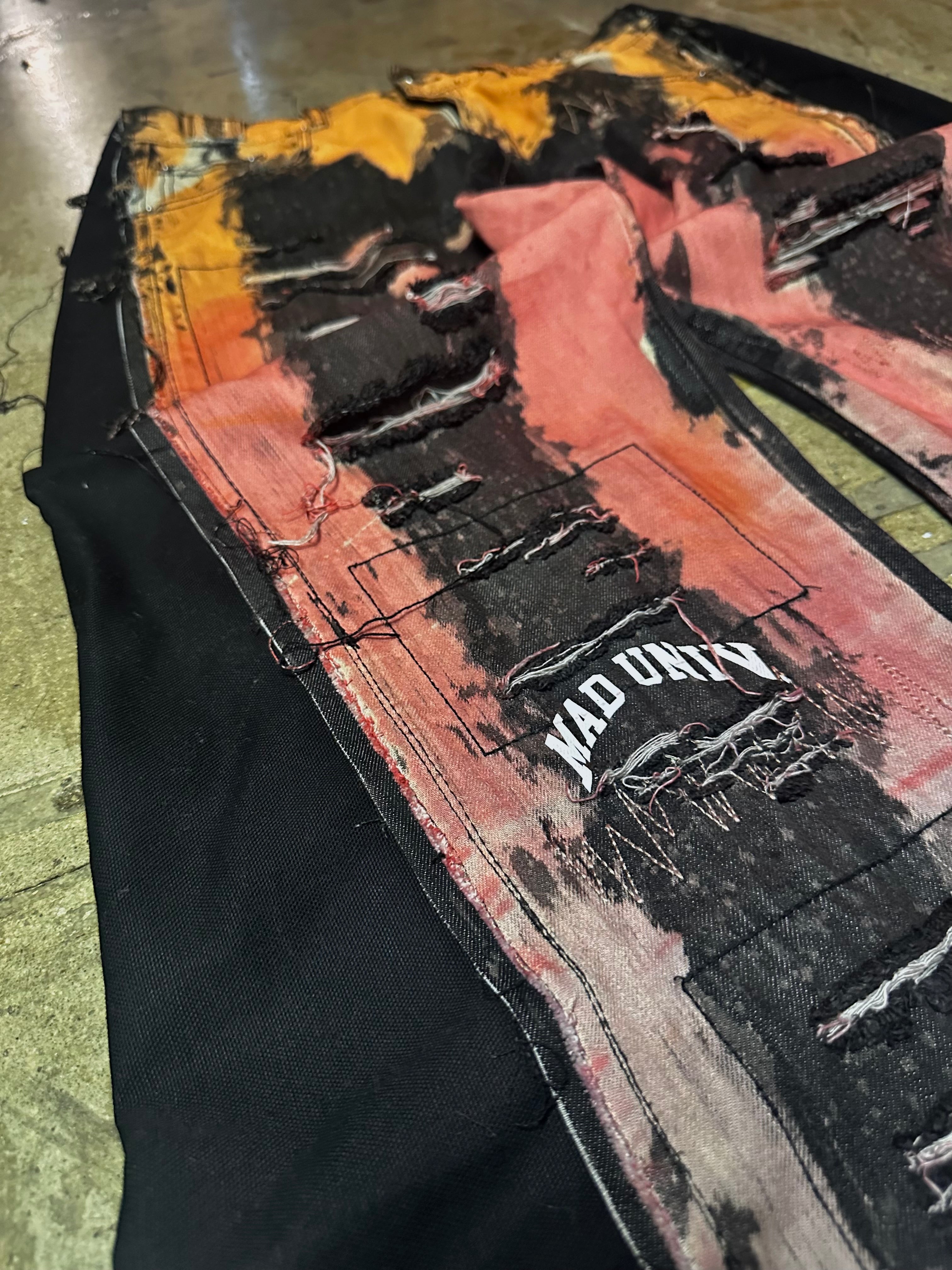 1 of 1 Distressed Super Baggy Denim