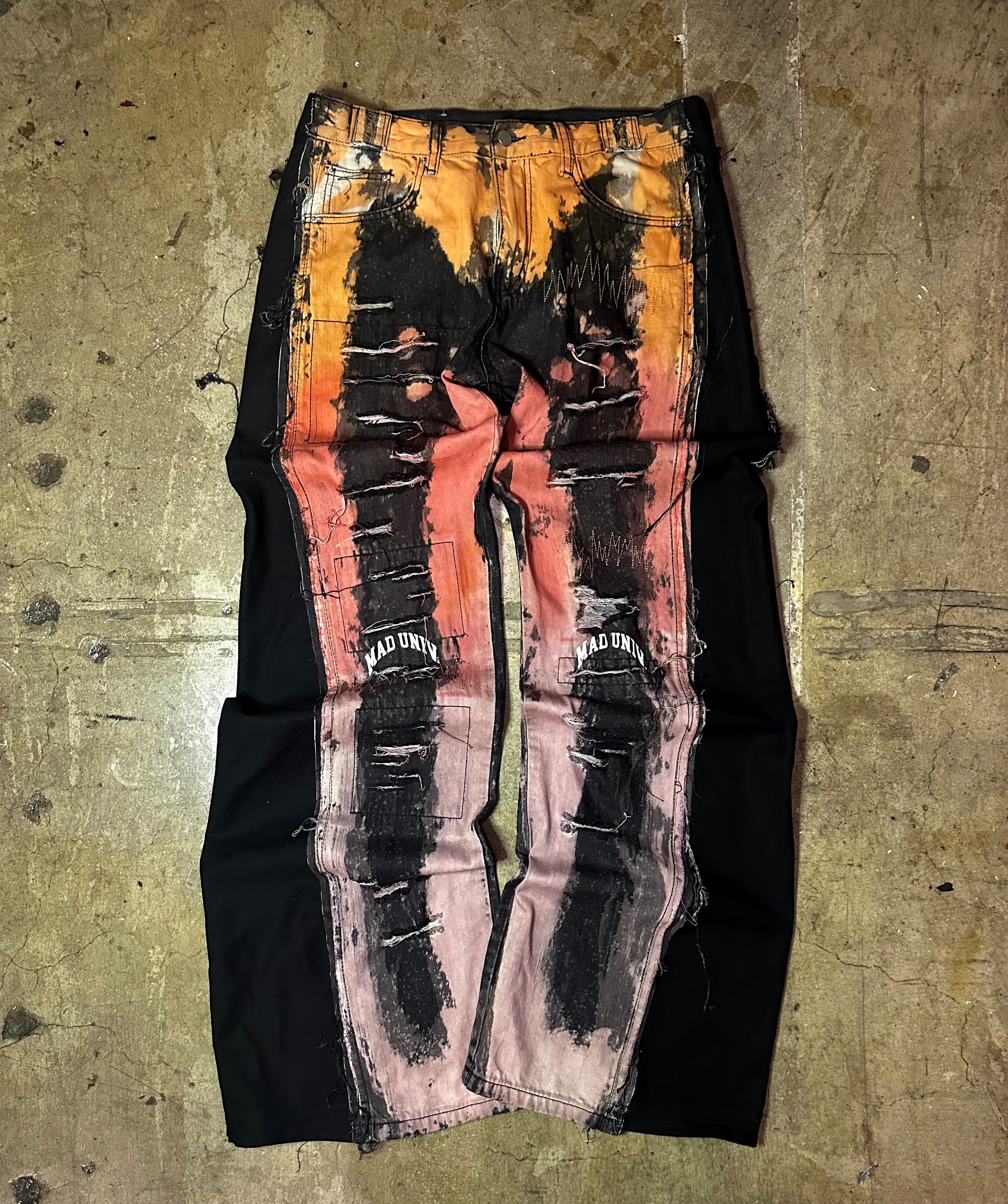 1 of 1 Distressed Super Baggy Denim