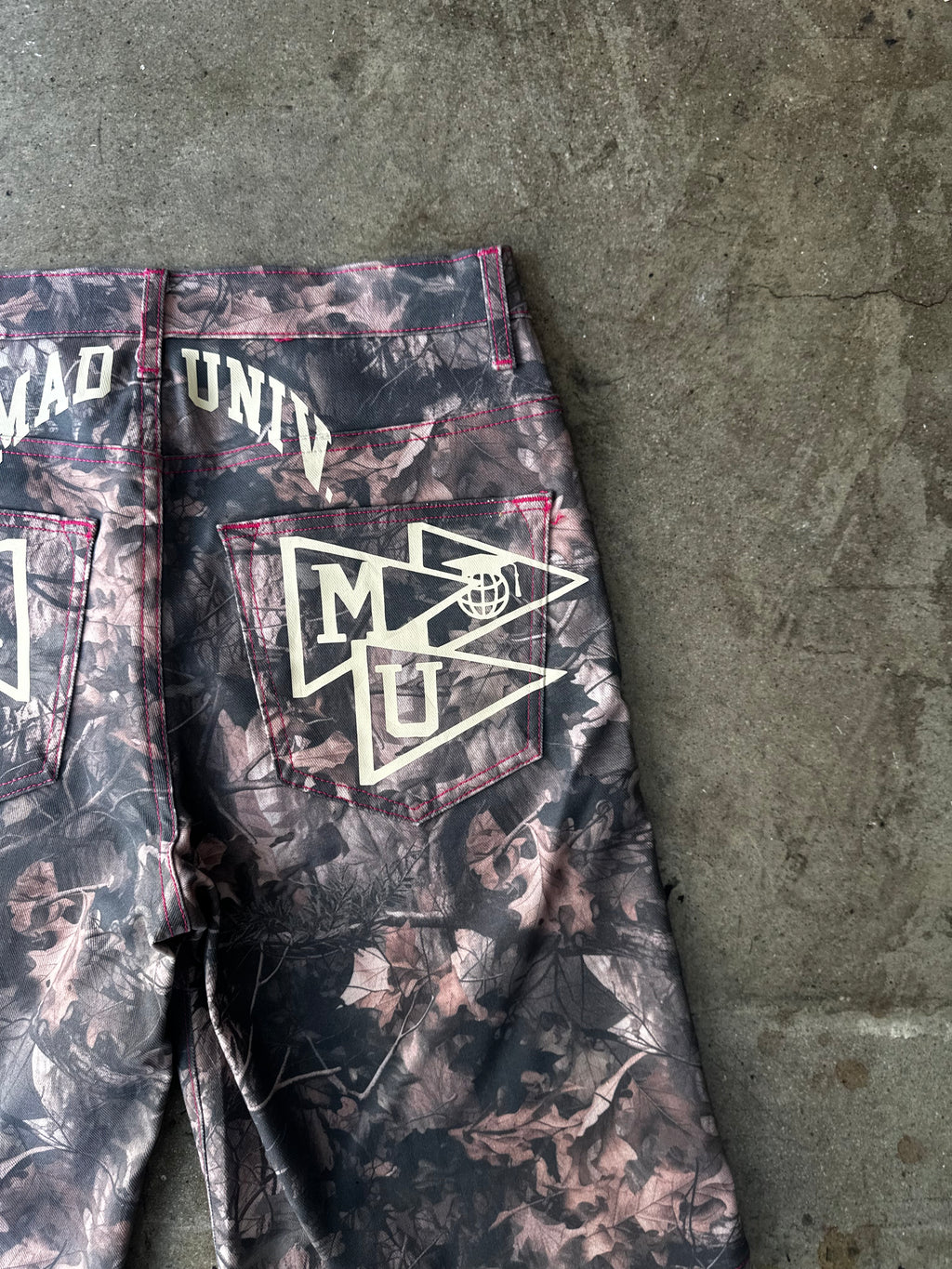 Sunset Dbl Knee Camo Jort
