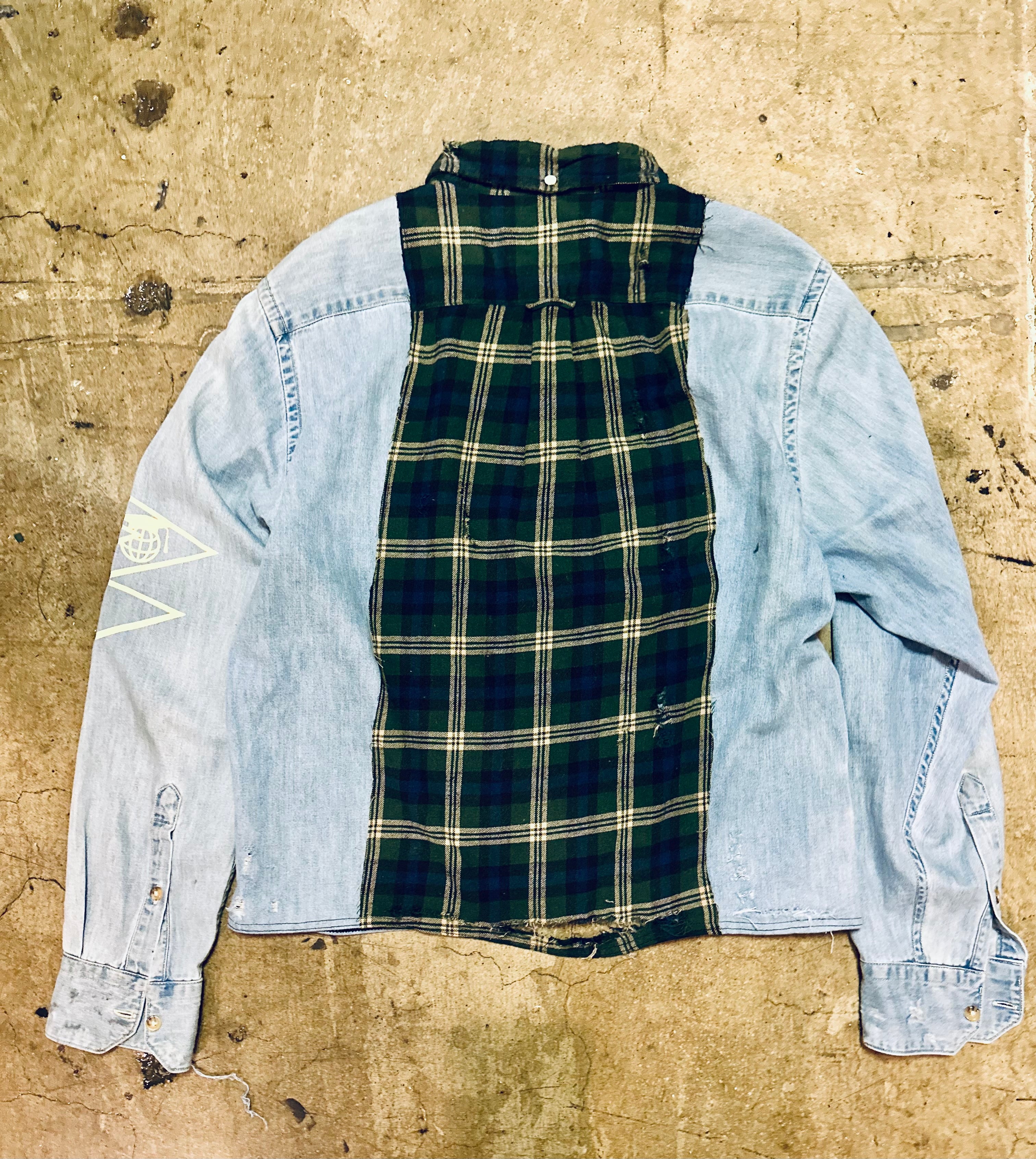 1 of 1 Distressed flannel #4