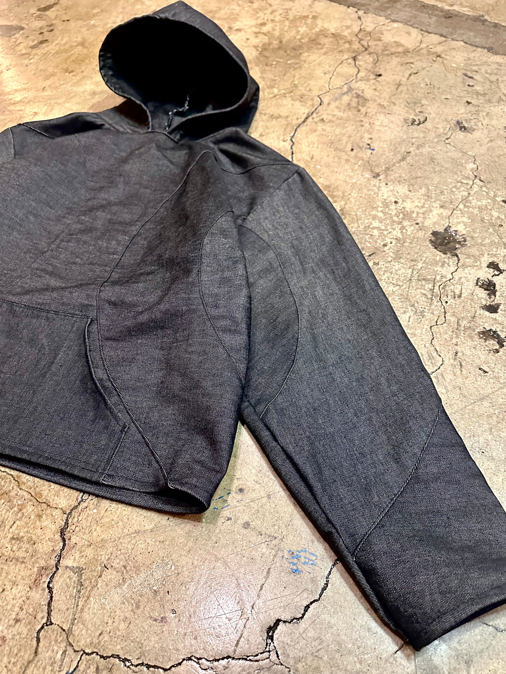 Raw Denim Frequency Hoody