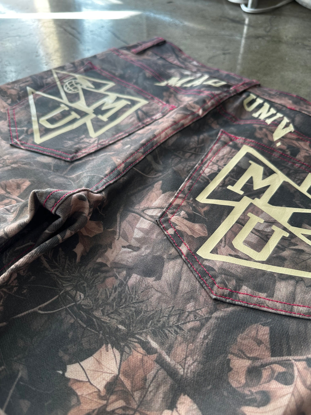 Sunset Dbl Knee Camo Jort