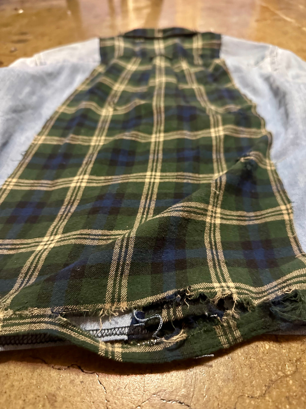 1 of 1 Distressed flannel #4