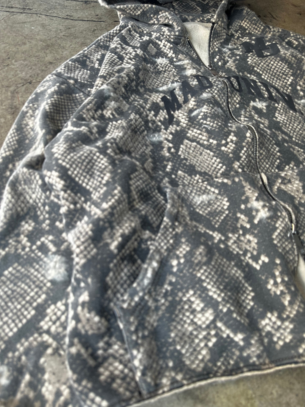 Killer Python Distressed Hoody