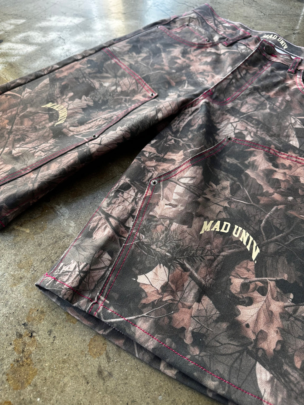 Sunset Dbl Knee Camo Jort